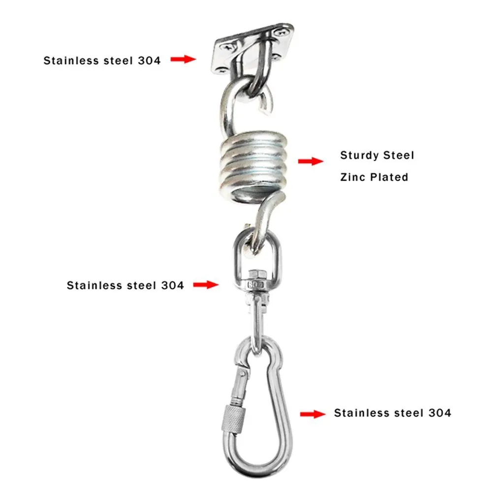 Uchwyt do zawieszenia ze stali nierdzewnej uchwyt do montażu na hamaku wieszak na kotwicę na trening gimnastyczny antena joga huśtawka erotyczna