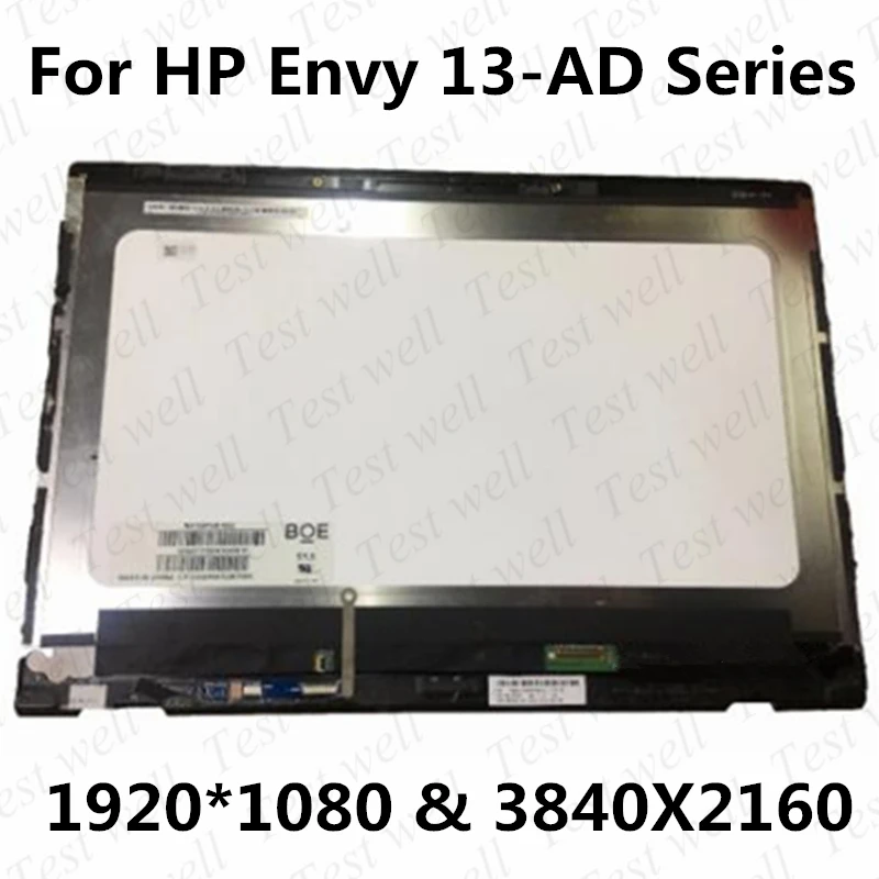 

13.3" FHD UHD Lcd Touch screen Digitizer Replacement Assembly For hp envy 13-ad 13-ad007ns 13-ad008nx 928479-001 928475-001