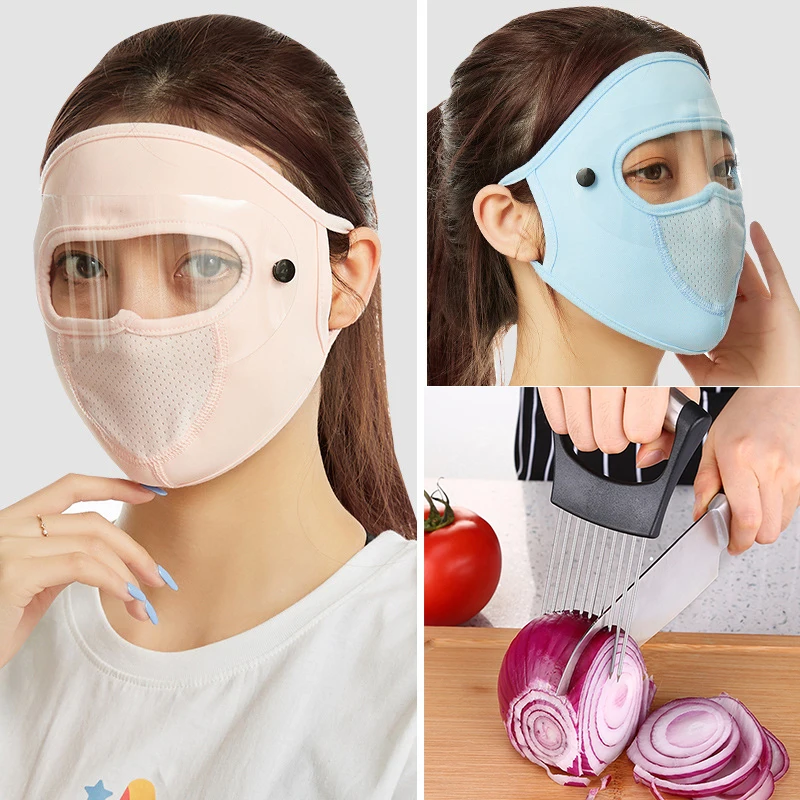 Onion Goggles Protective Mask Kitchen Anti-oil Smoke Full Face Shield Dustproof Goggles Safety Glasses Anti-spray Riding Visor