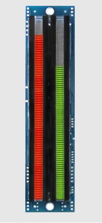 2*101seg LED Bargraph Module--Left Red/Right Green, DC5V power supply, 0-5V input signal