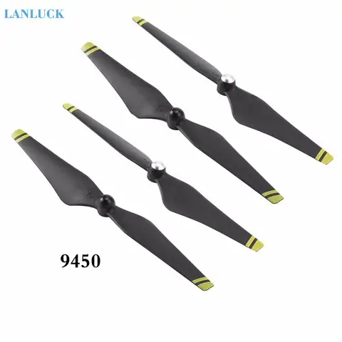 4PCS 9450 Propeller for DJI Phantom 3 Phantom 2 Drone Wing Self-tightening Blade Props Fans Spare Parts Replacement Accessory