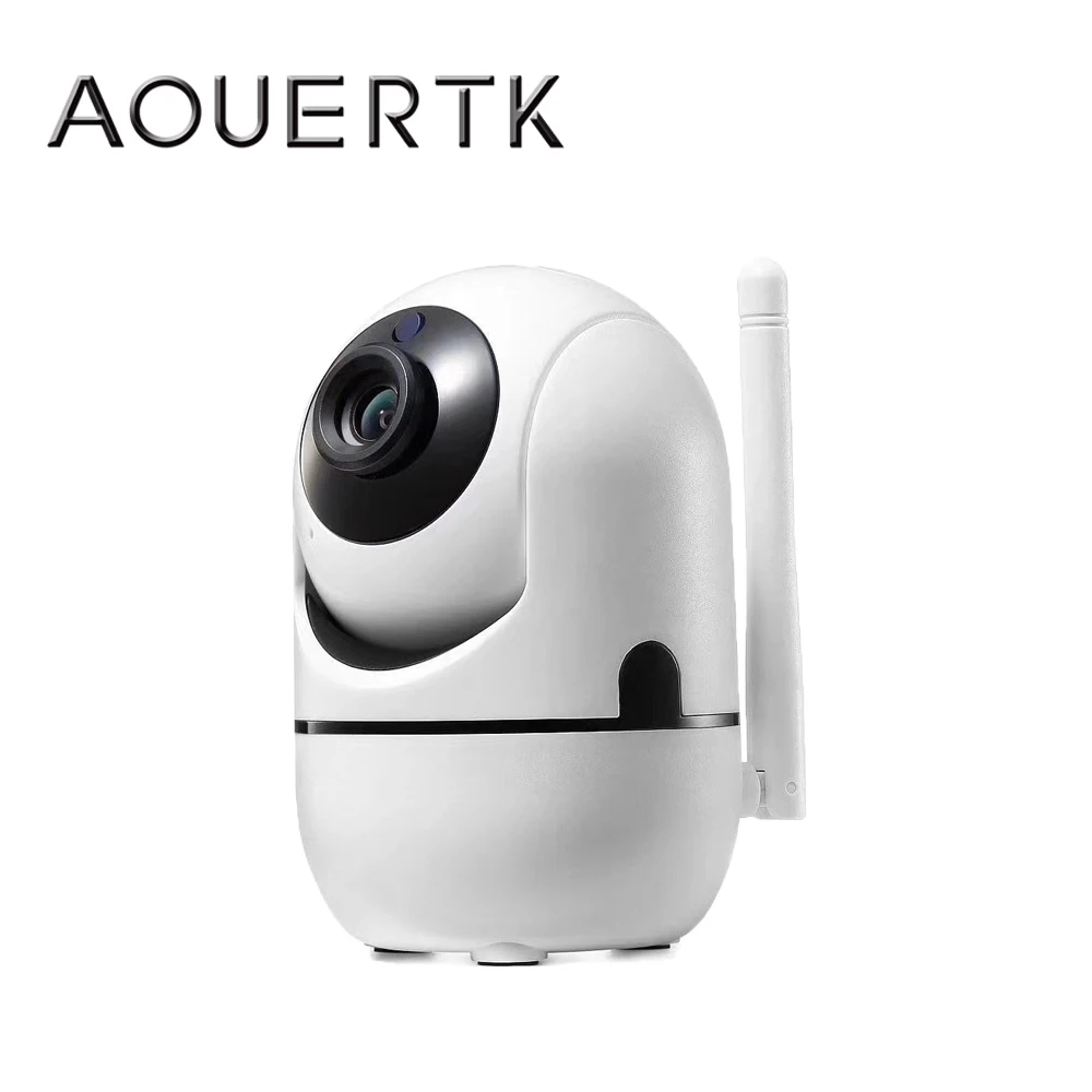 

AOUERTK Wireless Security Camera Auto tracking Motion Detection 720P IP Camera WifI Two Way Audio Support 64G Surveillance