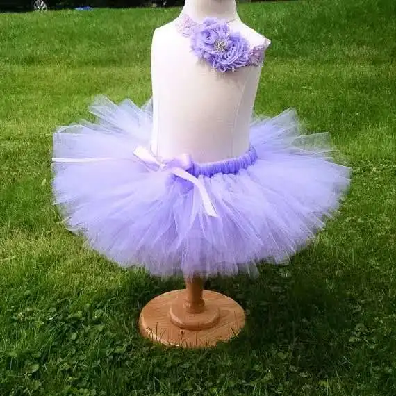 

Lovely Girls Blue Crochet Tutu Skirts Baby Fluffy Tulle Ballet Pettiskirts with Ribbon Bow and Flower Headband Kids Party Tutus