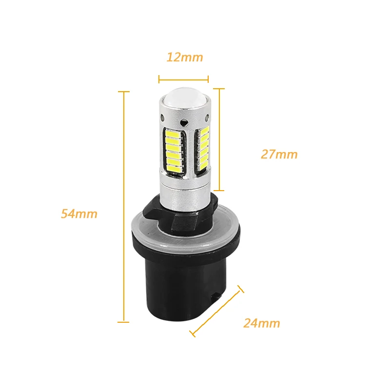 2x H27 880 Led Car Fog Lamp Drl Daytime Running Light Bulbs 30 Smd 4014 Led White Ice Blue Dc12v Car Styling H27w2