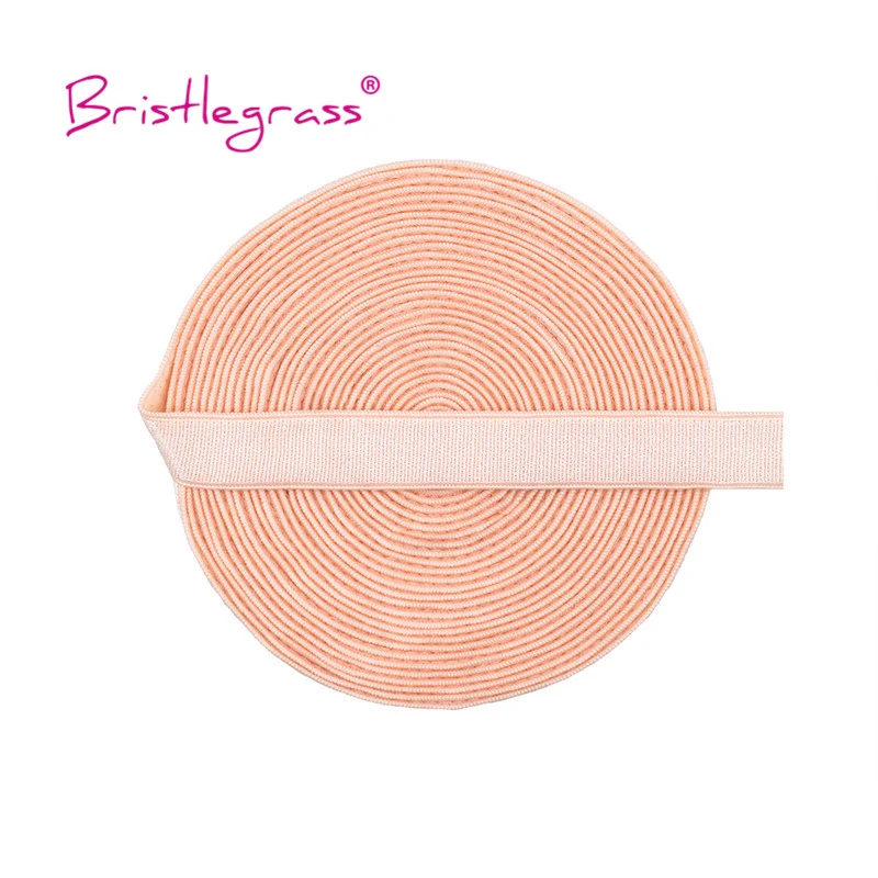 BRISTLEGRASS 2 5 10 Yard 3/8" 10 mm glänzender Nylon-BH-Träger, elastisches Spandex-Satinband, Schulterband, Unterwäsche, Dessous, Nähbesatz – Detail 10