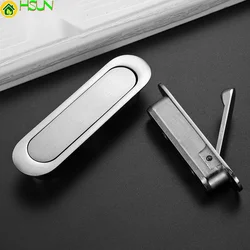 Zinc alloy tatami hidden handle furniture hardware hidden flip handle cabinet wardrobe drawer hidden handle