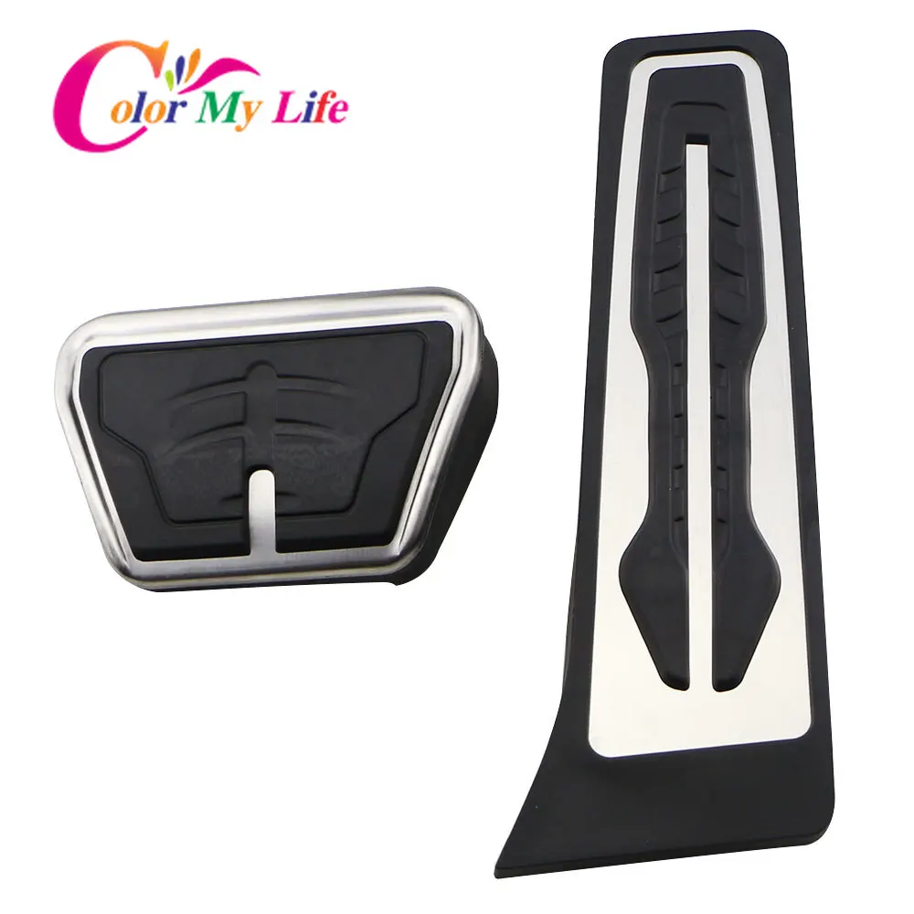 Non-Drilling Brake Accelerator Pedal Plate Pad for BMW New 1 2 3 4 5 6 7 Series GT X3 X4 X5 X6 Z4 F10 F15 F30 F31 F34 LHD AT