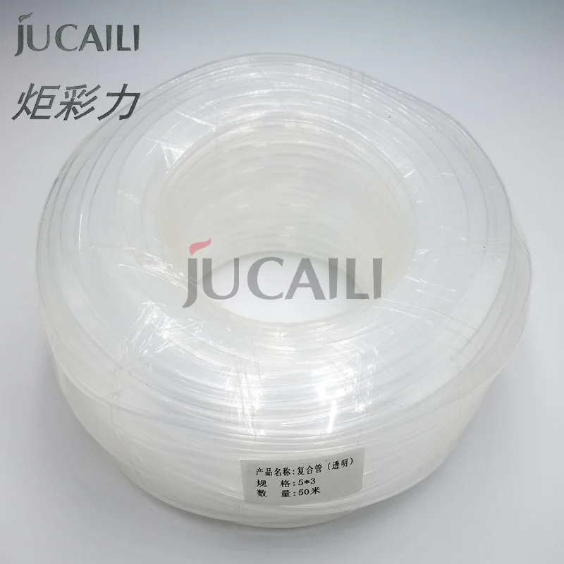 Jucaili 10m  Solvent Ink Tube single Line Feeding Tube For Inkjet Spare Parts Printer Ink System