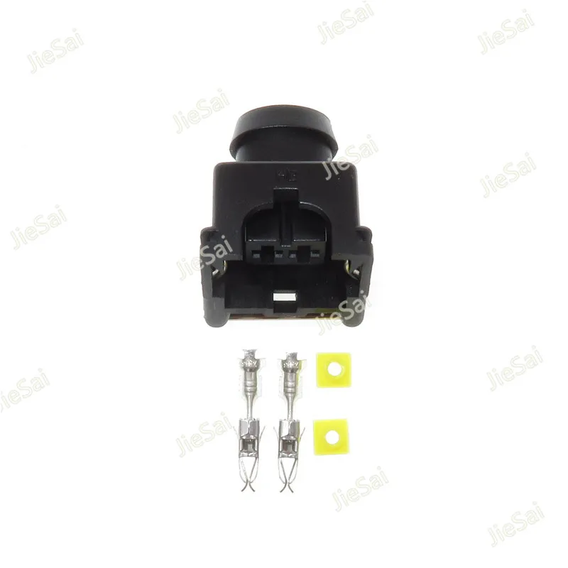 827551-3 828657-3 Automotive 2 Pin EV1 Fuel Pump Injector Harness Connector For Volkswagen Passat B5 Passat Bora Golf Audi A6 A4