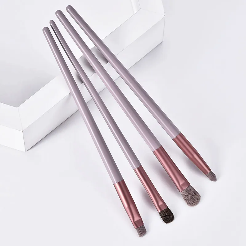 2021 new arrival 4PCS Makeup Brushes Set For Eyeshadow Foundation Powder Eyeliner Multi-Color Optional Beauty Tools Cosmetic Kit