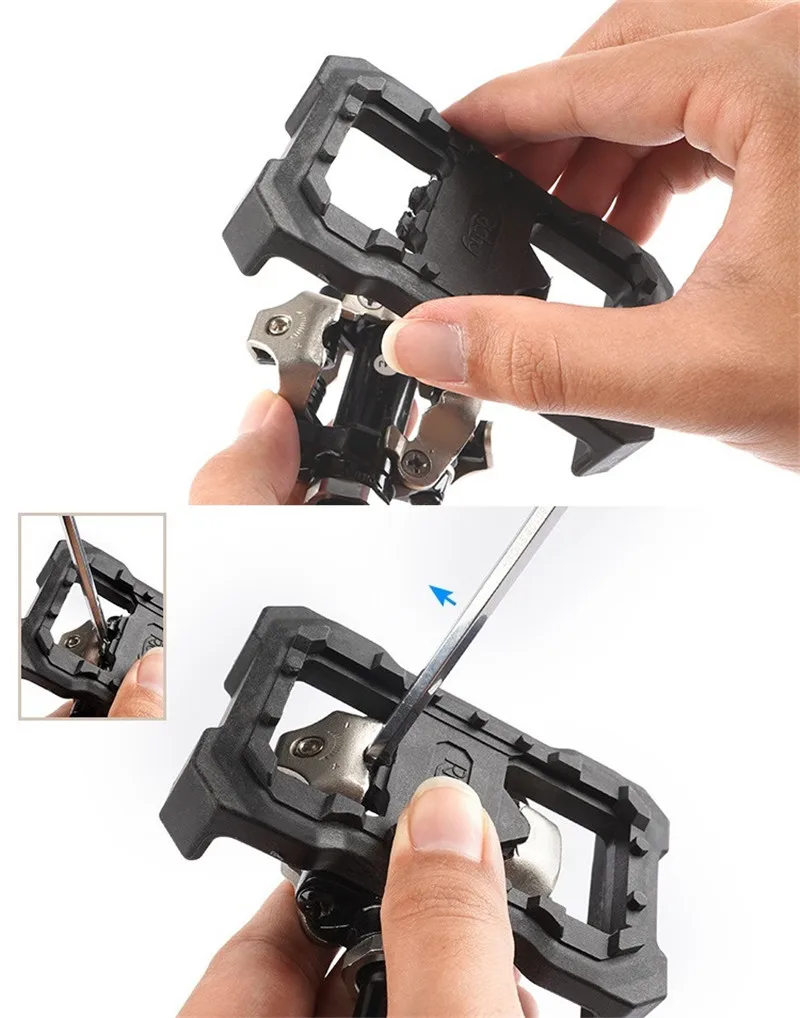 MTB Bike Self-locking Pedal Cleat SPD SM-PD22 Pedal Flat Adapter For PD-M520 M540 M780 M980 M970 M770 Bicycle Parts