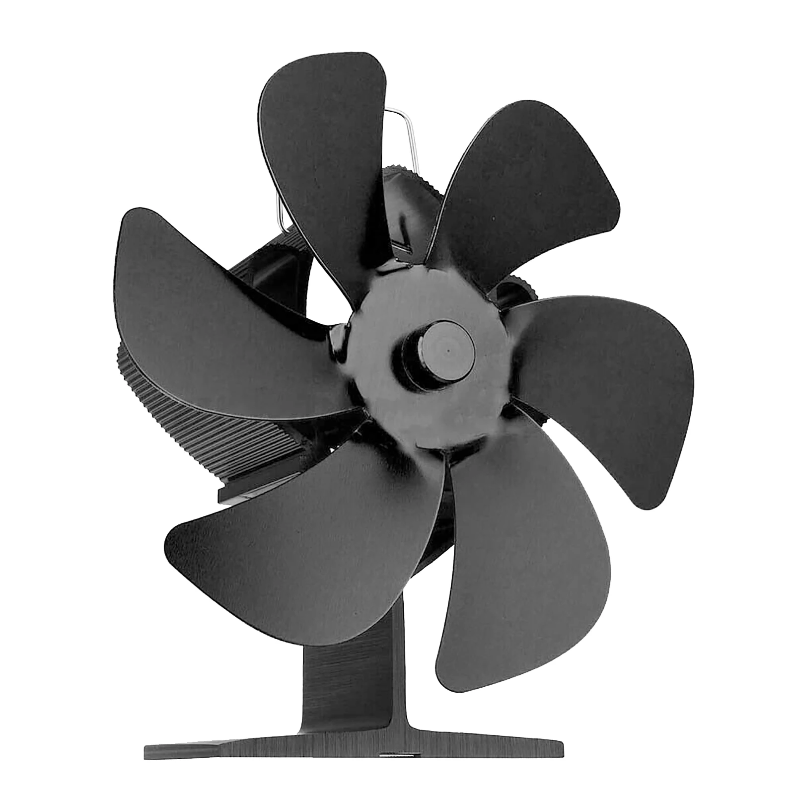 

6 Blades Stove Fan Heat Powered Fireplace Fan For Wood Burning Stove Gas Stove Pellet Stove And More Natural