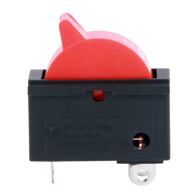 3 Pin 3 Gears Boat Rocker Switch SPDT Snap-in Rocker Switches Push Button for Hair Dryers Electric Fans Water Dispensers