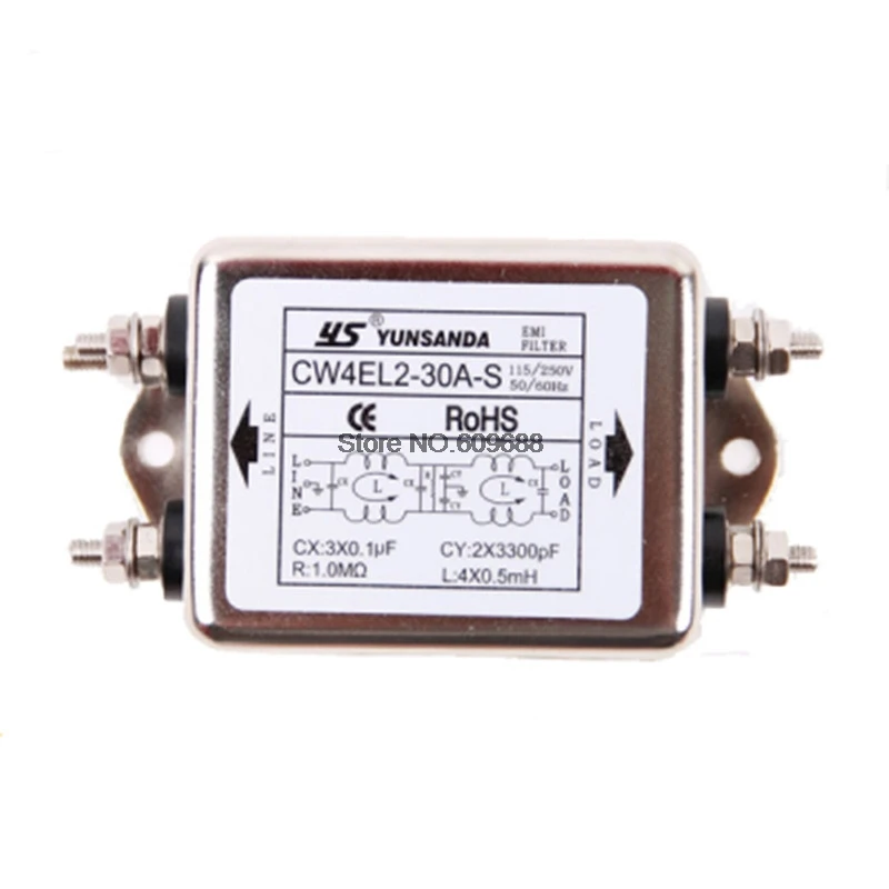 

EMI Power Filter CW4-20A/6A/10A/3A/30A-T вставка типа 220V