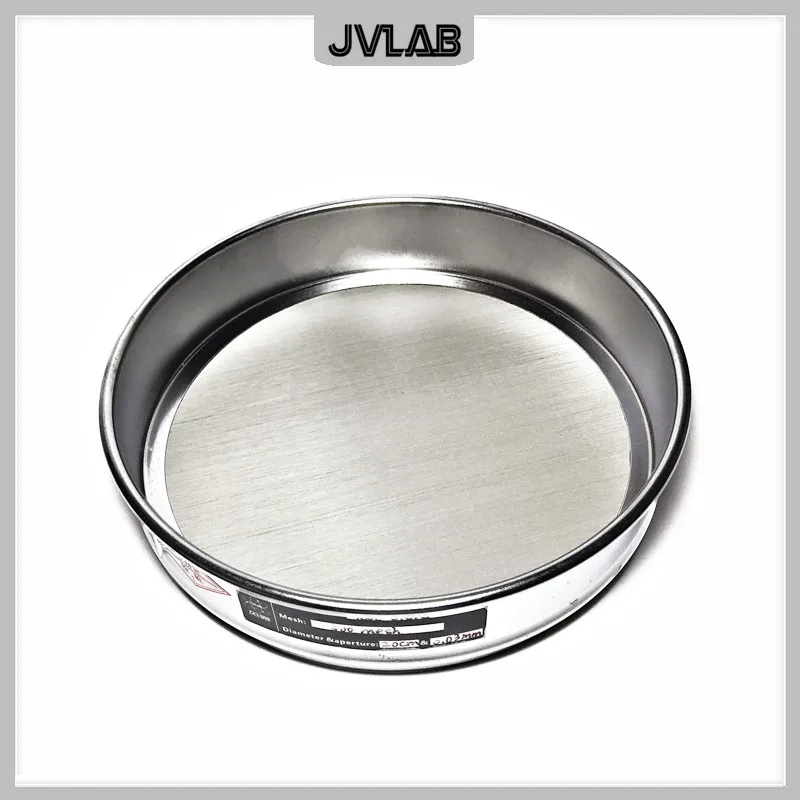 

Analysis Sieve Sampling Inspection Standard Lab Test Sieve 304 SUS Filter Mesh Chroming Frame Diameter 20cm 500 Mesh / 0.03 mm