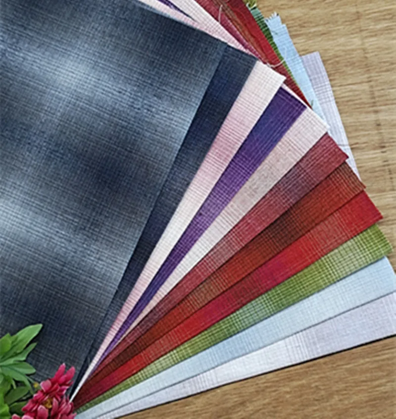 50*140cm Candy tessuto di cotone tinto in filo giapponese borsa Patchwork di base cucito trapuntatura tessuto artigianale rifilatura tappezzeria