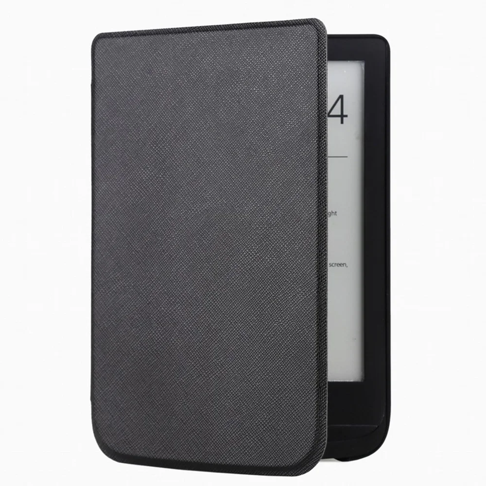 Slim Leather Cover Case for Pocketbook Touch Lux 4 627 HD3 632 Basic2 616 Ereader +screen Film Free Shipping