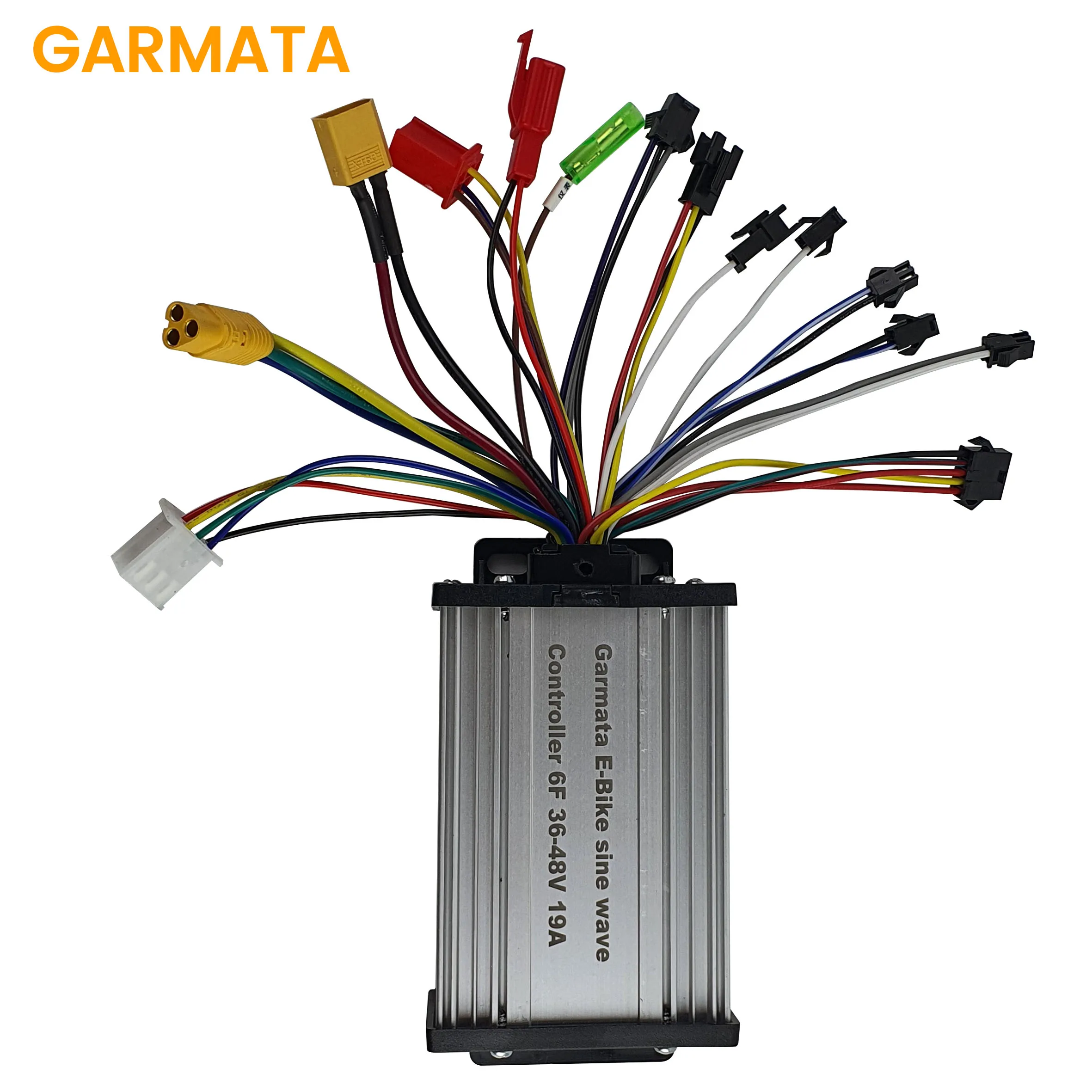 Garmata E-bike Controller 36-48v19A/Sine Wave/Cruise/3Speed/PAS/Hallless Mode