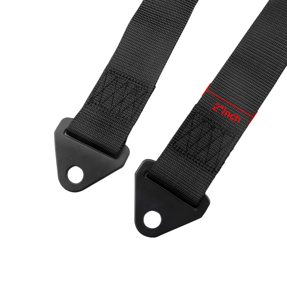 2 inch Universal Sports Racing Harness Seat Belt 4 Point Fixing Mounting Buckle Harness Nylon Car Racing Seat Belt RASTP-BAG035