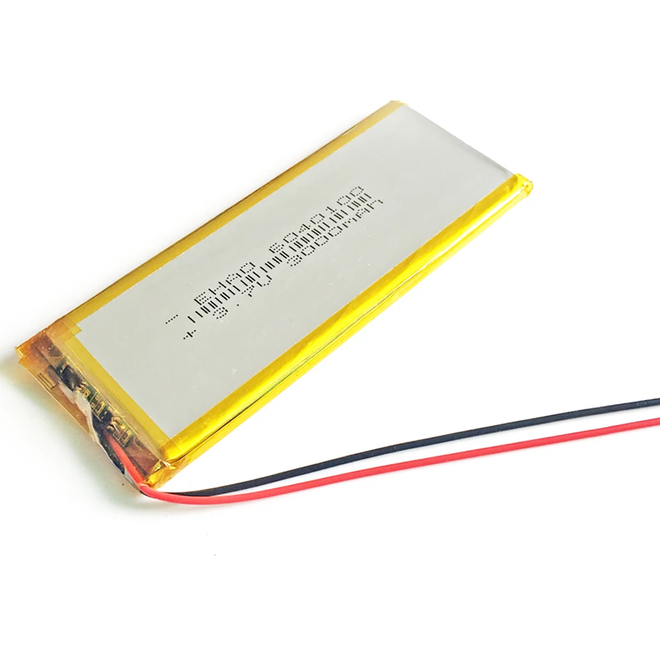 3.7V 3000mAh 6040100 polimerowa litowo-LiPo akumulator do tabletu z systemem MP3 GPS DVD moc lampy laptopa