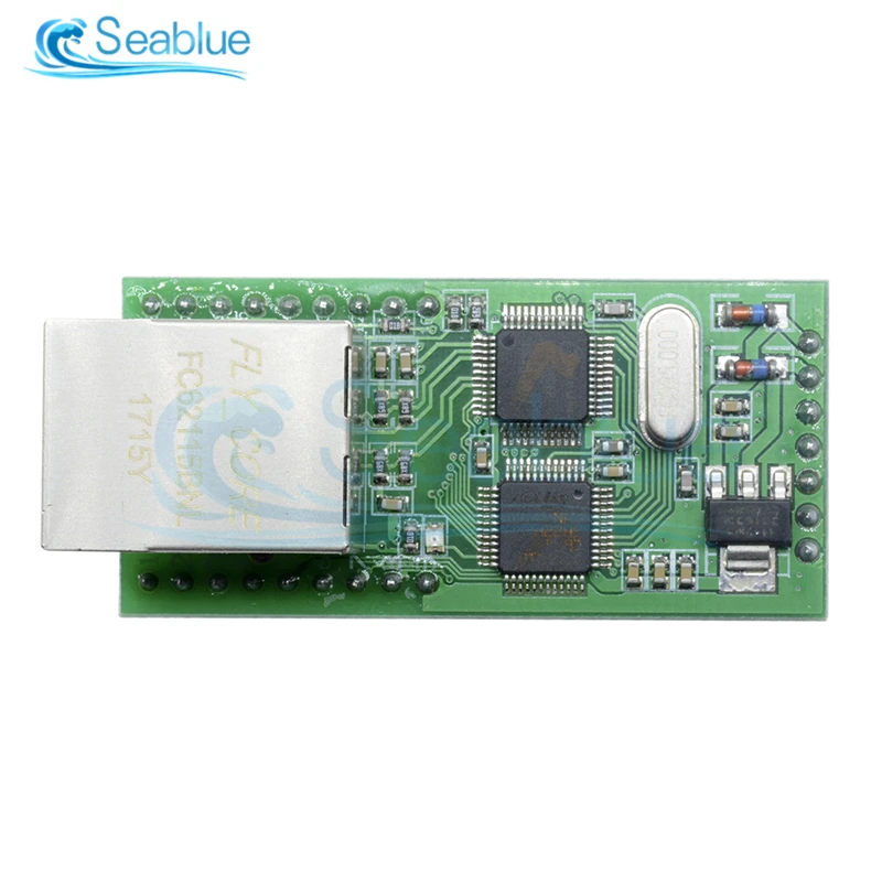 Ethernet Ttl Rs232 Série Ttl para Tcp ip Rj45 Conversor Módulo de Transmissão 3.3v ou 5v Suporte Automático Mdi Mdix Pcs