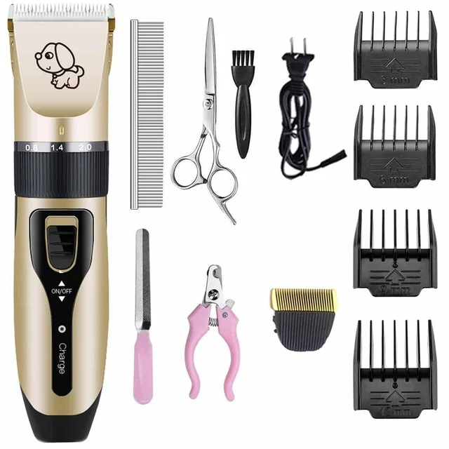 Electrical Pet  Hair Trimmer Rechargeable Low-Noise Cat Dog Hair Clipper Kit Remover Cutter Grooming Pets Accessories Haircut