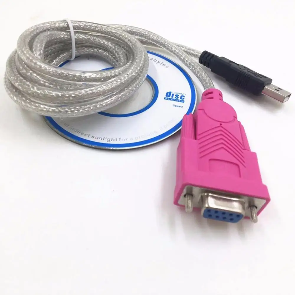 USB to Rs232 serial cable female port switch USB to serial DB9 female serial cable dual chip USB to COM best quality