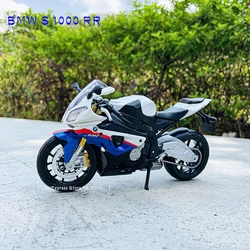 Maisto 1:12 BMW S 1000 RR simulation alloy motocross Series original authorized motorcycle model toy car Collect gifts