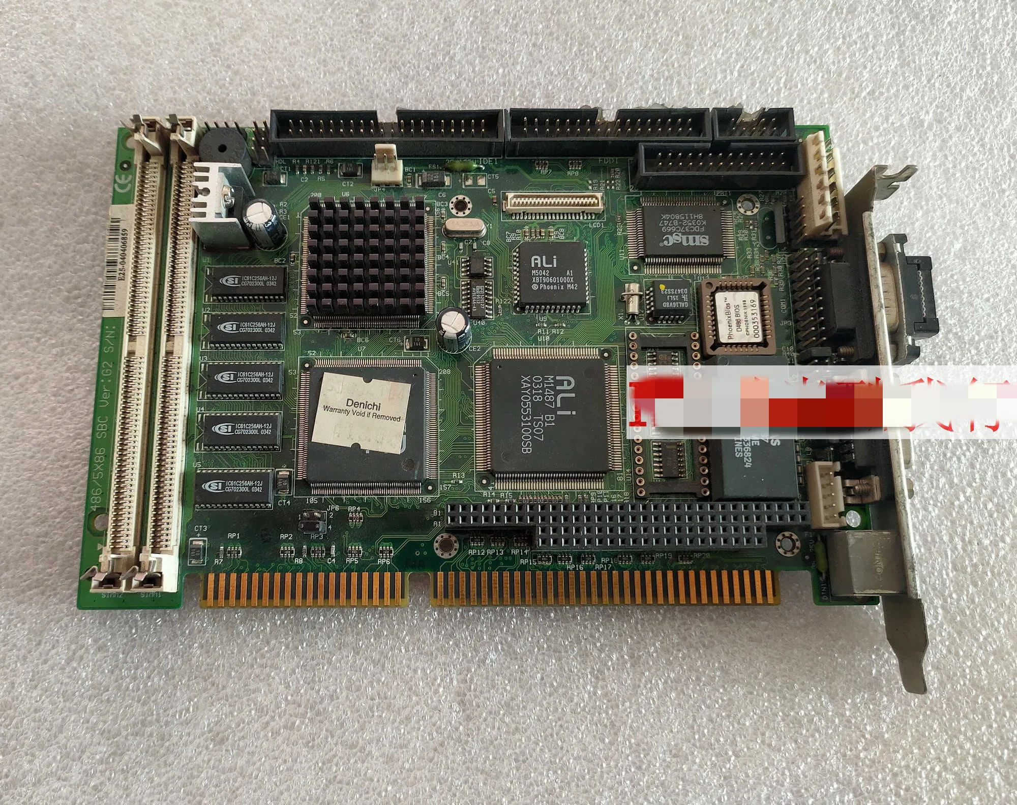 486/5X86 Sbc Ver: G2 Industriële Controle Apparatuur Moederbord 430-G2B