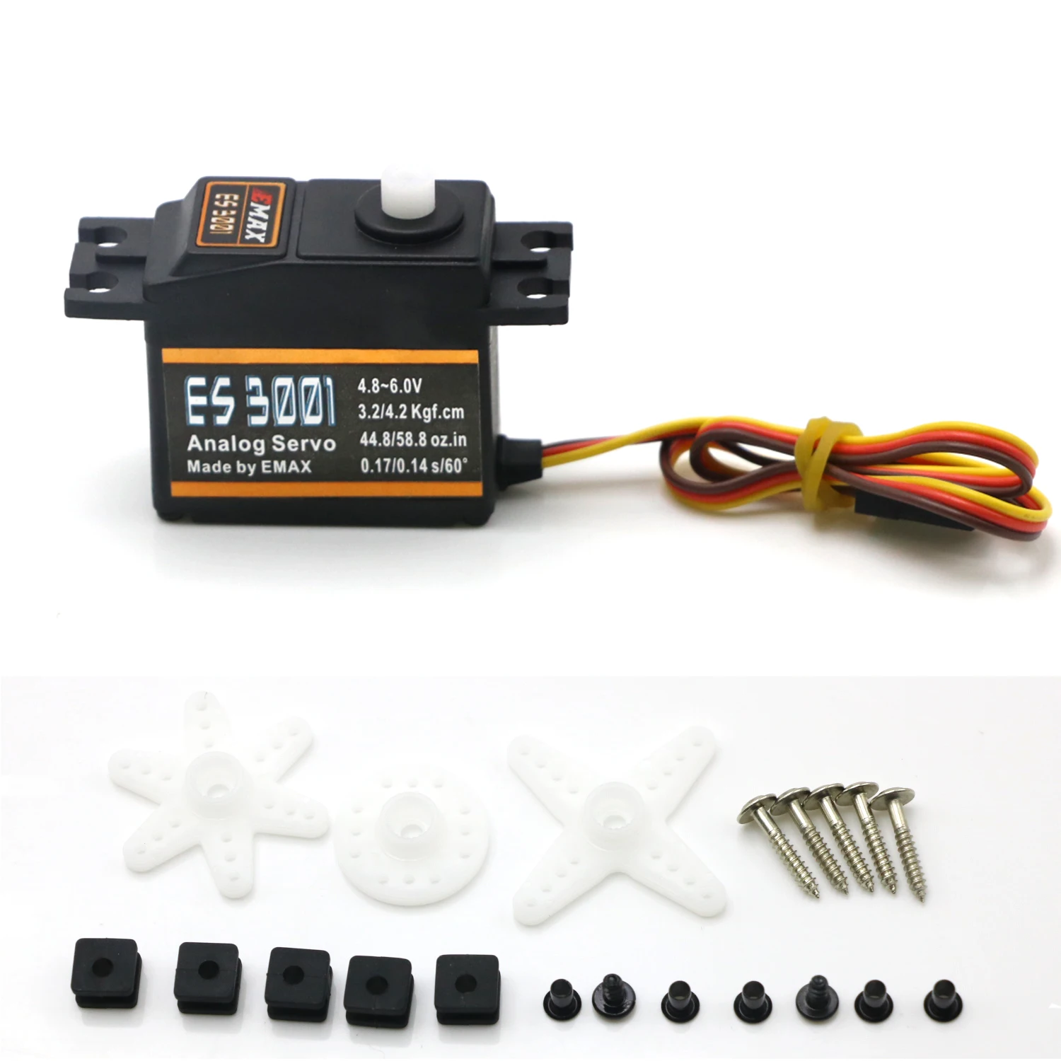 EMAX ES3001 Standard 43g Servo For RC Helicopter Boat Airplane (ES08A ES08MA ES08MD wholesale)