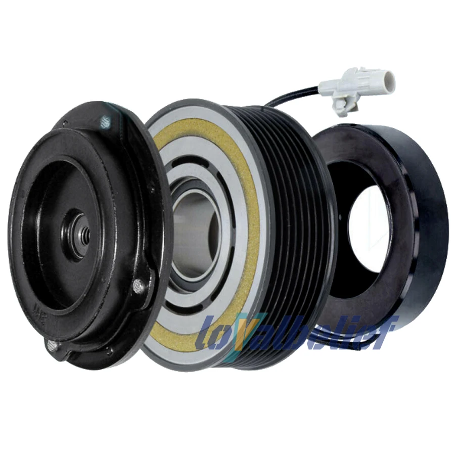 New AC Compressor Clutch Assembly Pulley PV8 7SBU17C For BMW 5-Series F18 F10 F11 523i 528i 530i 3.0 64529165808 447160-1230