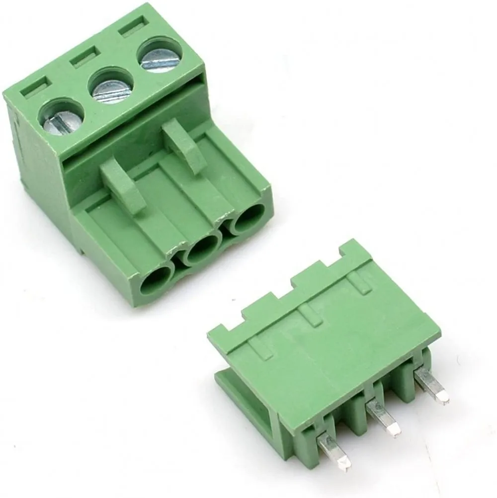 100PCS Pitch 5,08mm Terminal Block Stecker 2EDG 5,08mm 2-12 Pin PCB Schraube Stecker Terminal Block KF2EDG Buchse PCB Schraube – Detail 9