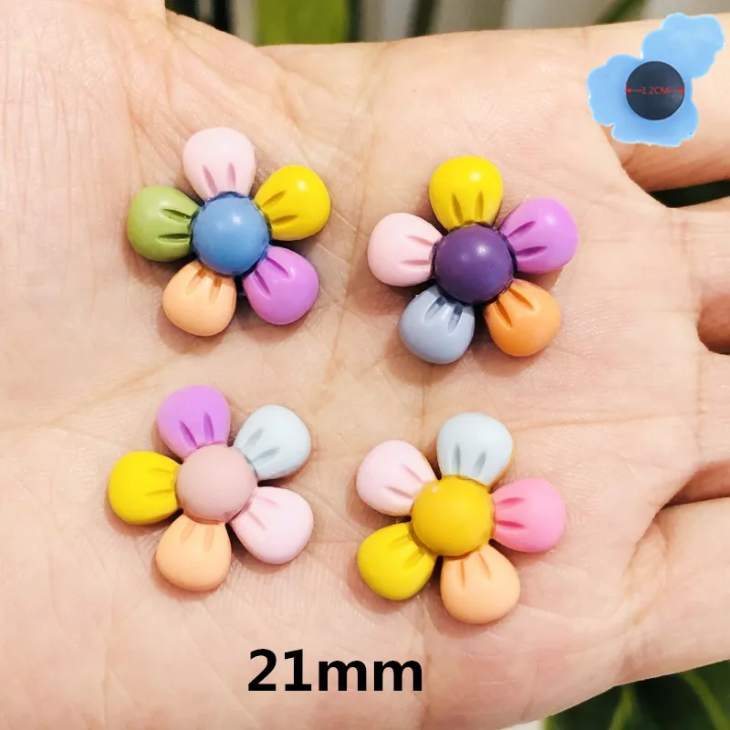 1Pcs Sunflowers Cute Garden Shoe Accessories Buckle Shoes Charms Fit Backpack   Holes Wristband Kid's Party X-mas Gifts