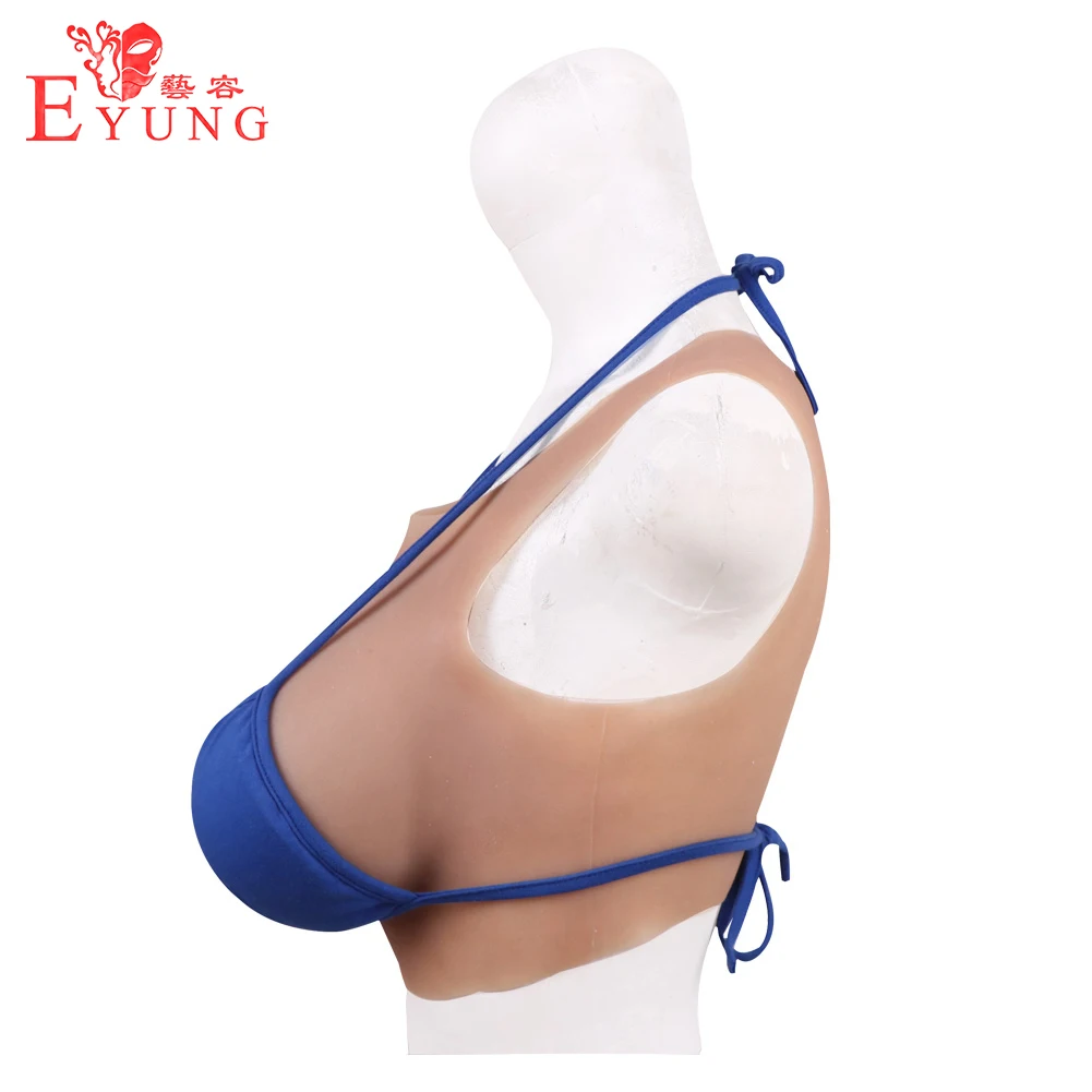 Eyung BCDFG Crossdress Chest False Breast Grade Silicone Forms Fake Boobs Artificial Breasts Crossdresser Drag Queen Shemale