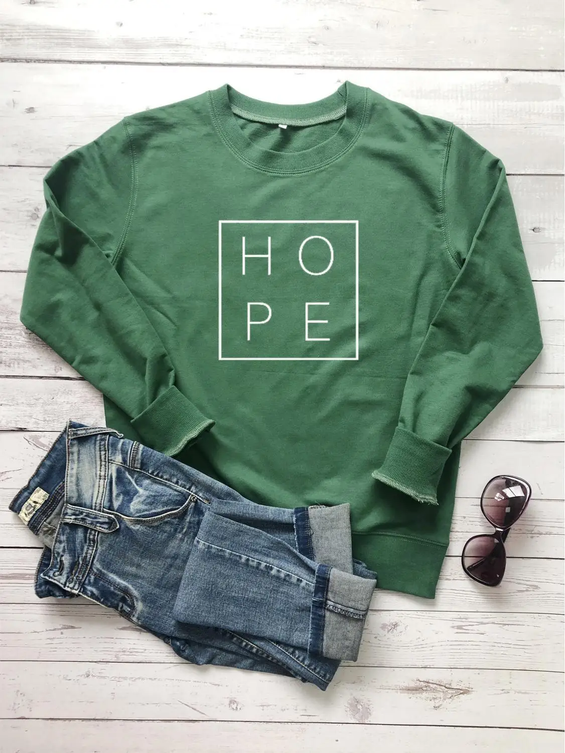 

Hope Christian Sweatshirt Graphic Religious Fashion Clothing Bible Pullover Hope Faith Jumper Tops Spring Long Sleeve Hoodies