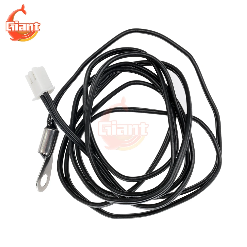 1m 100cm Waterproof NTC 10K 1% 3950 Thermistor Accuracy Temperature Sensor Wire Cable Probe Fixed Mounting Hole