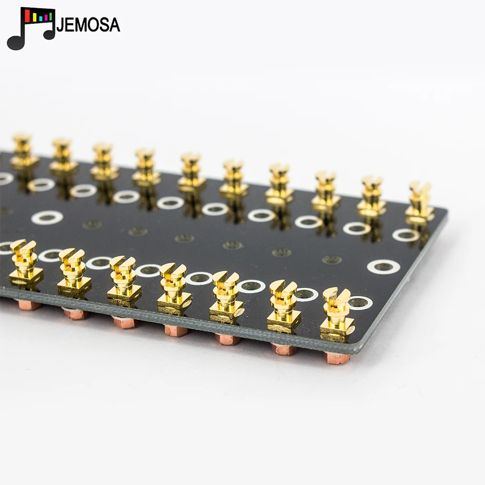 1PC Audio Turret Board Strip Tag Board Terminal Lug Board Solder Gold Plated Copper Screw Type Audio Vintage Tube Amplifier