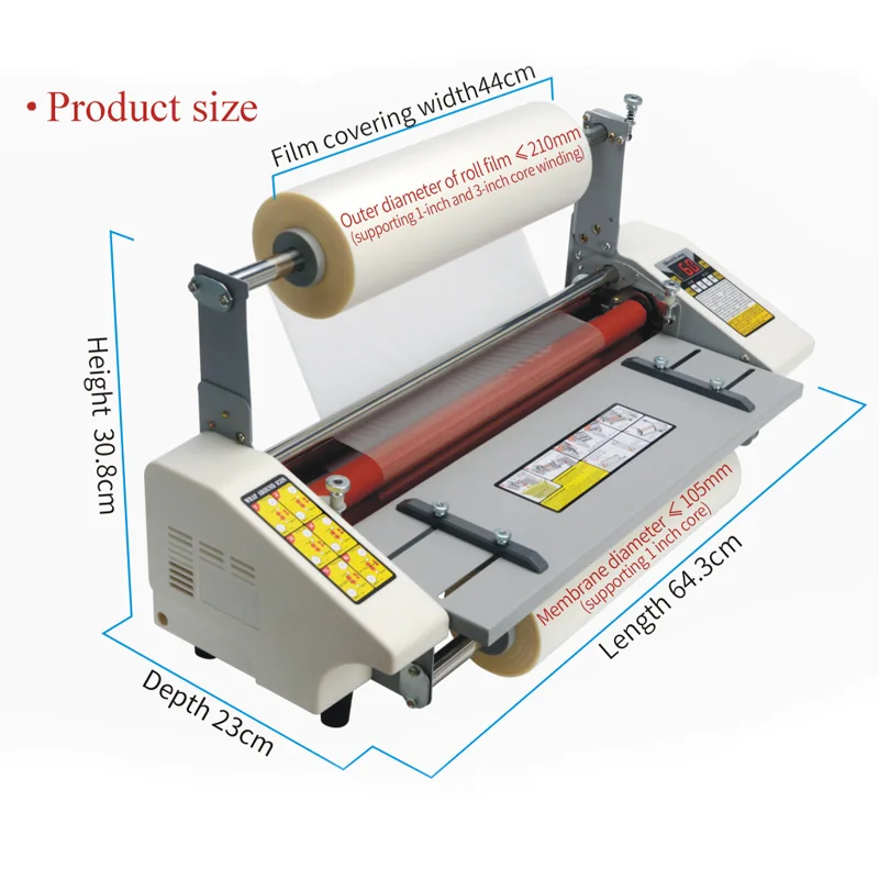 9460T Hot roll laminating machine A2 Four Rollers Laminator laminator High-end speed regulation thermal laminator 220V 110V