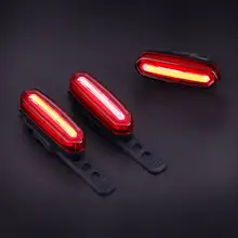 Rechargeable COB LED Bike Tail Light USB #5