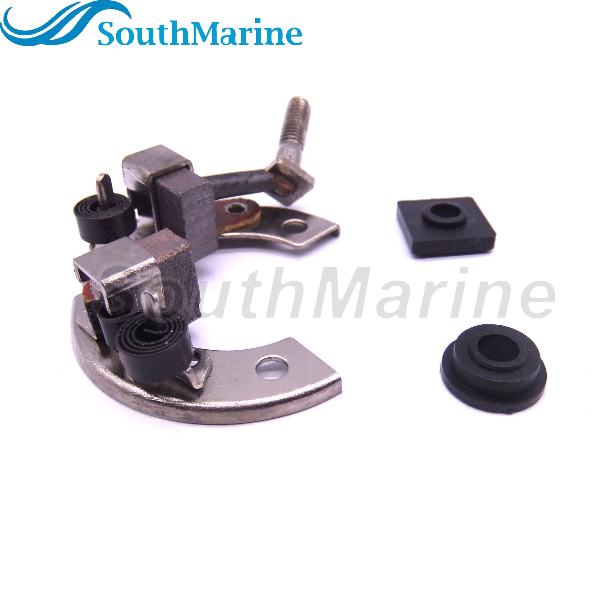 Suporte da escova do motor 689-81840-11 do barco para o motor de partida 6hp 8hp de popa de yamaha 9.9hp 25hp 30hp 40hp 50hp 60hp 70hp, sierr