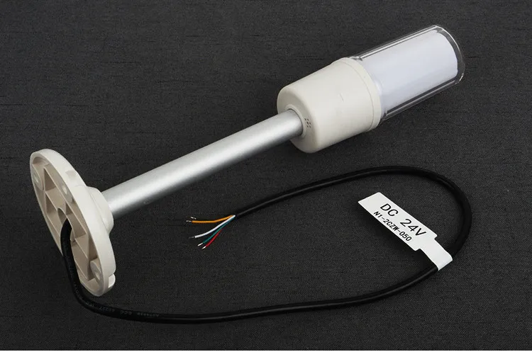 Led Tricolor In 1 Stack Machine Tool Equipment Safety Indicator Light 24V Red Green Light Alarm Signal Buzzer Sound Warning Lamp