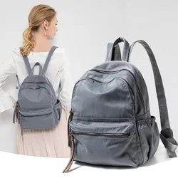 Backpack women all-match trendy Oxford cloth backpack fashion casual large-capacity travel school bag