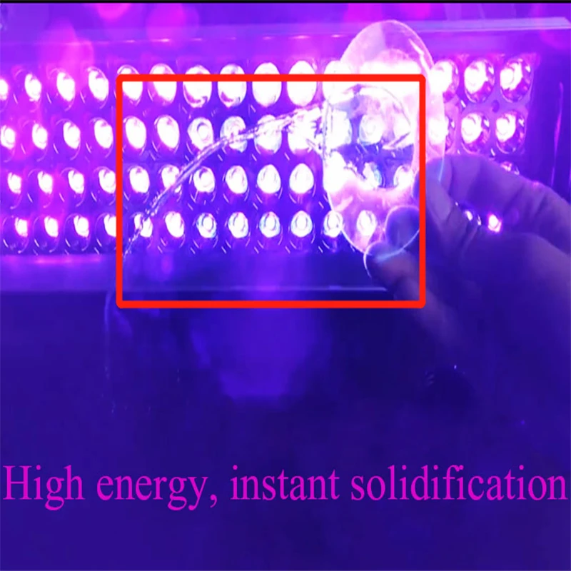 Lámpara Ultravioleta LED de curado, pegamento sin sombras, resina adhesiva, soldadura, aceite verde, impresión 3D, placa PCB, OCA, 405nm, 365nm,