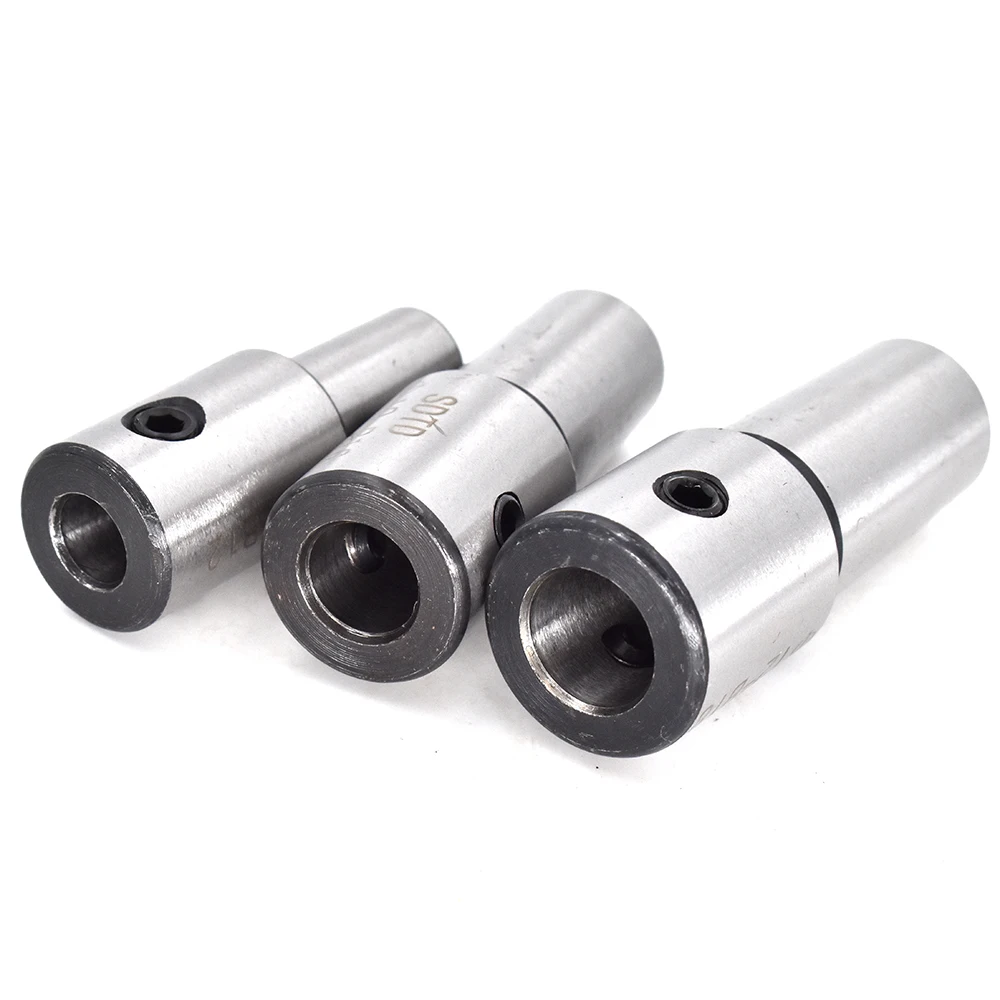 1pcs collet chuck connecter B18 B16 B12 B10 adapter arbor with inner hole 5 6 8 10 12 14 16 19 mm for CNC machine drilling lathe