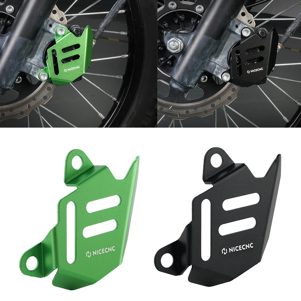 Motorcycle Front Brake Caliper Guard Cover For Kawasaki KLR650 KLR 650 2008-2024 2009 2010 2011 2012 2013 2014 2015 2016 2017