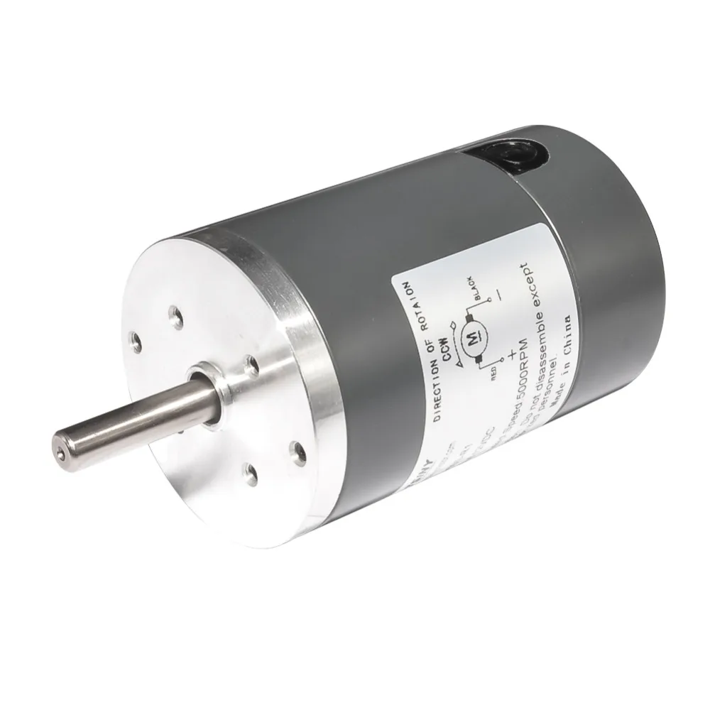 Diameter 60mm DC Permanenr Magnet Motor High Speed 12V 24V 2000rpm 3000rpm 4000rpm 5000rpm for DIY Part