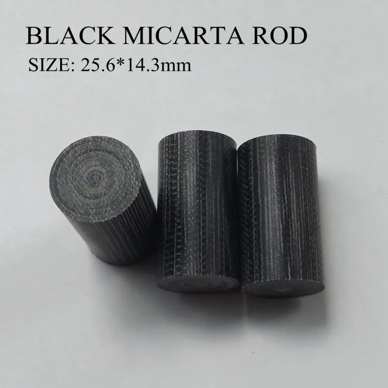 Viroles de queue de billard noires, accessoires de remplacement, taille Micarta, 25.6mm x 14.3mm, 9 bâtons à billes, les plus récents