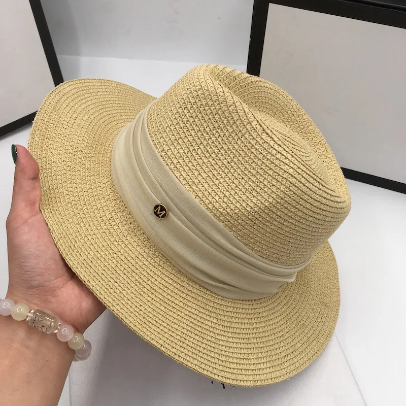 sun hats Korean straw heart sun hat elegant fashion all-purpose small fresh grass hat holiday folding sun hat