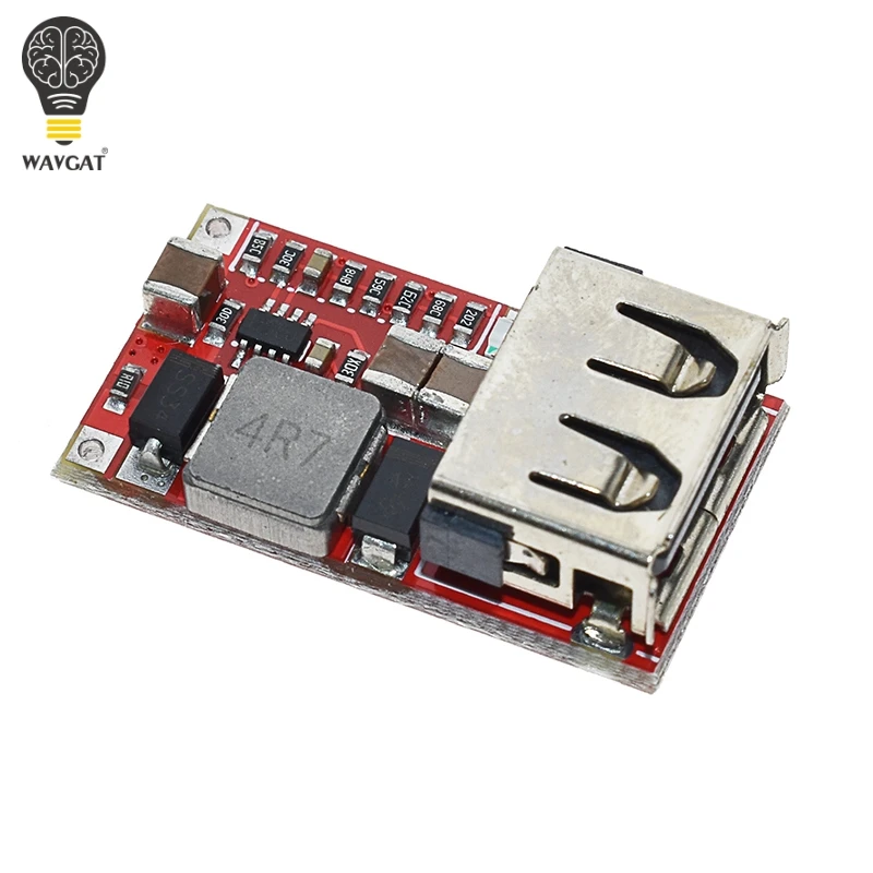6-24V 24V 12V to 5V USB Step Down Module DC-DC Converter Phone Charger Car Power Supply Module Efficiency 97.5% Buck Module