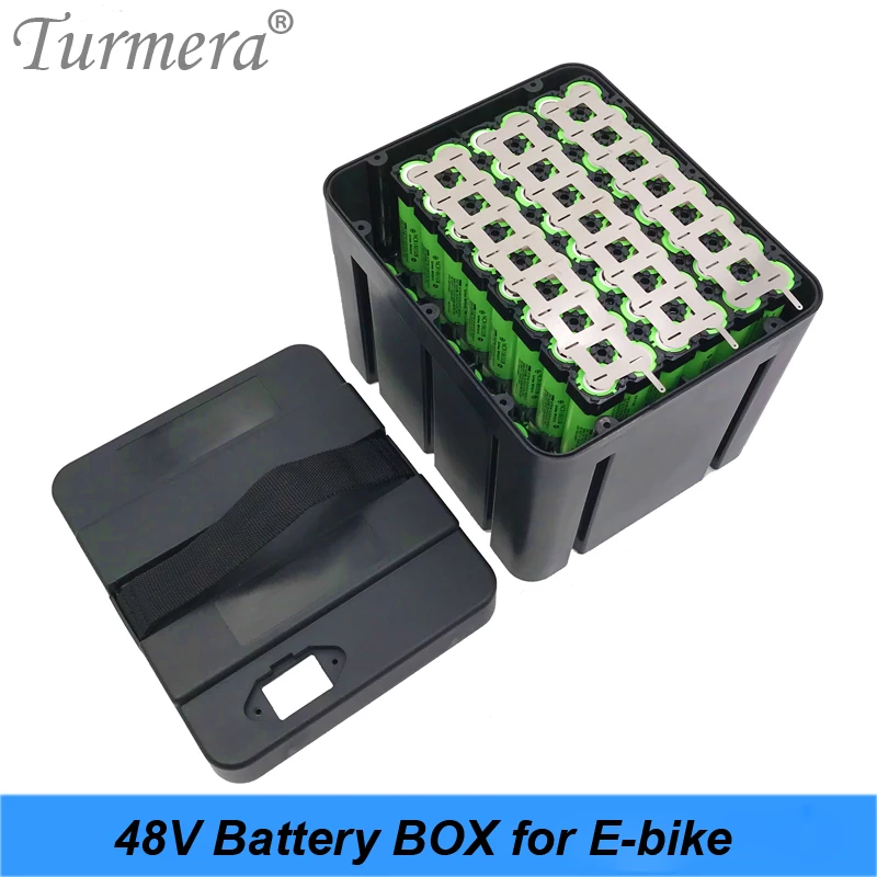 Turmera 13S8P 48V E-bike Lithium Battery Case For 18650 Battery Pack Include Holder and Strip Nickel Offer Place 104 pieces Cell